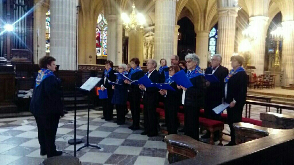 la chorale à l'église